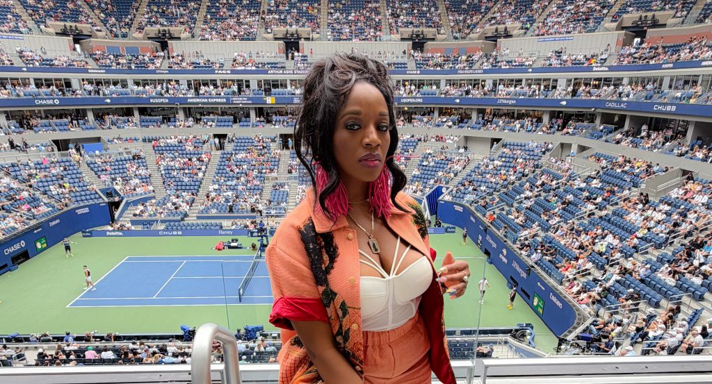 Melissa Mitchell and Jai Lyle Unveil “Lady in Bloom” Collection at U.S. Open HBCU Live
