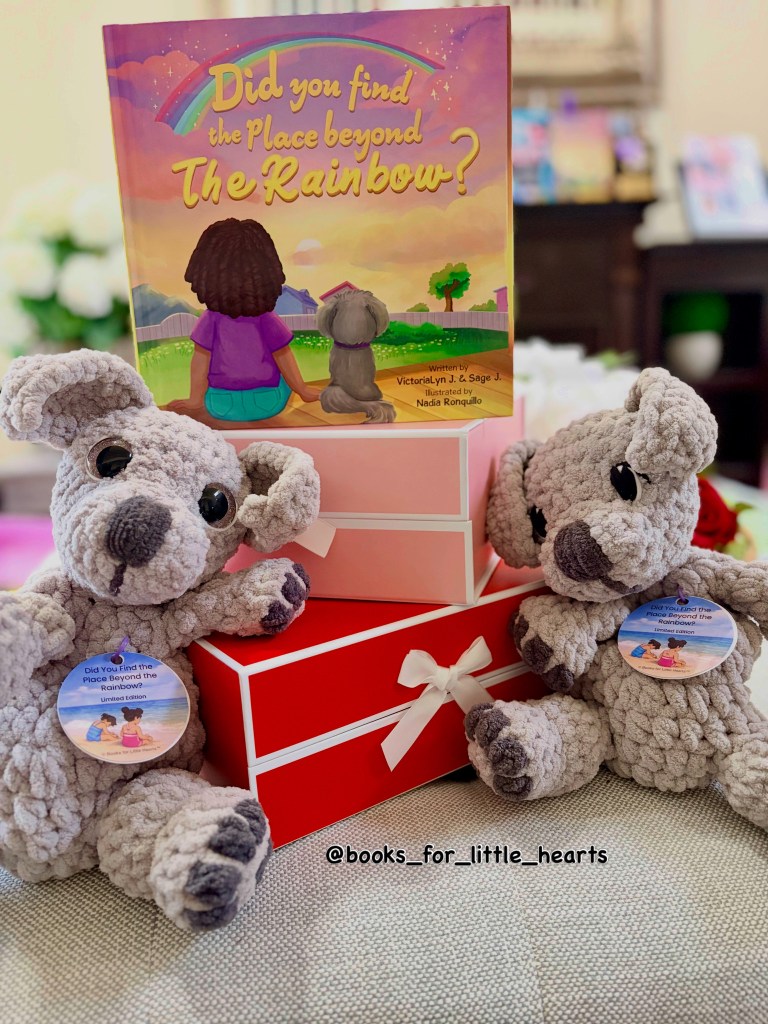 Did You Find the Place Beyond the Rainbow? children's book from Books for Little Hearts with limited edition plush companions